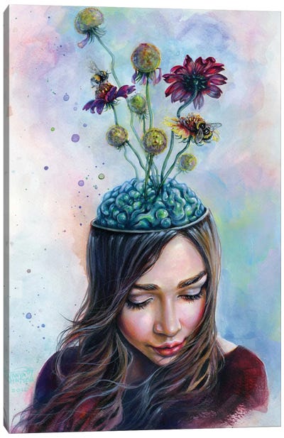 Pollination Canvas Art Print - Tanya Shatseva