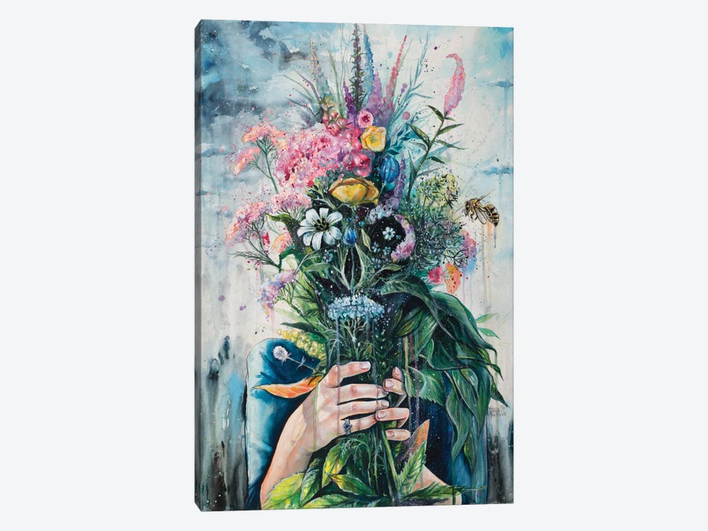 The Last Flowers by Tanya Shatseva 1-piece Canvas Art Print