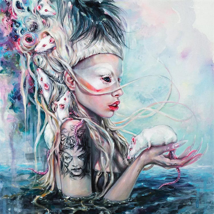 Yolandi The Rat Mistress by Tanya Shatseva wall art