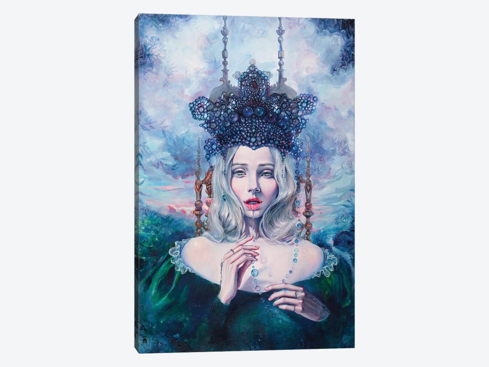 Self-Crowned by Tanya Shatseva 1-piece Art Print