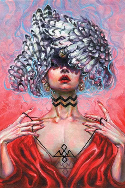 Black Lodge by Tanya Shatseva metal wall art