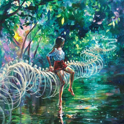 Dopamine Jungle by Tanya Shatseva canvas print