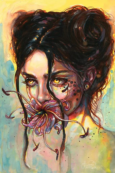 Wildflower by Tanya Shatseva metal wall art