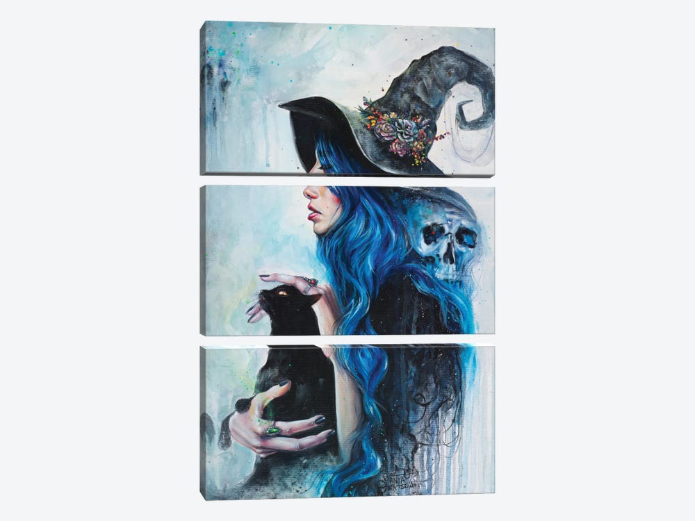 Blue Valentine by Tanya Shatseva 3-piece Canvas Art Print
