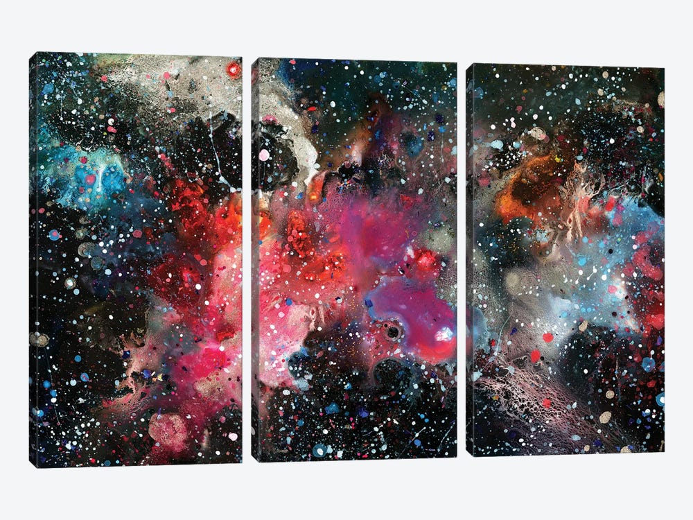 Chemistry Of Nothing by Tanya Shatseva 3-piece Canvas Art