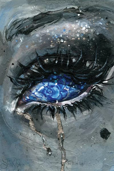 Gzhel by Tanya Shatseva metal wall art