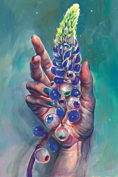 Lupine by Tanya Shatseva metal wall art