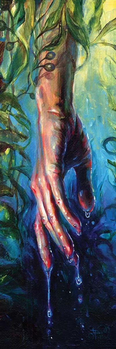 Ophelia by Tanya Shatseva multi panel art