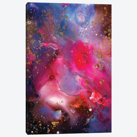 Rose Crystal Galaxy Canvas Print #TSH48} by Eva Gamayun Canvas Artwork