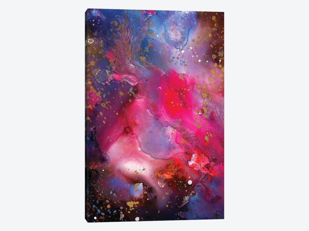 Rose Crystal Galaxy by Tanya Shatseva 1-piece Canvas Print