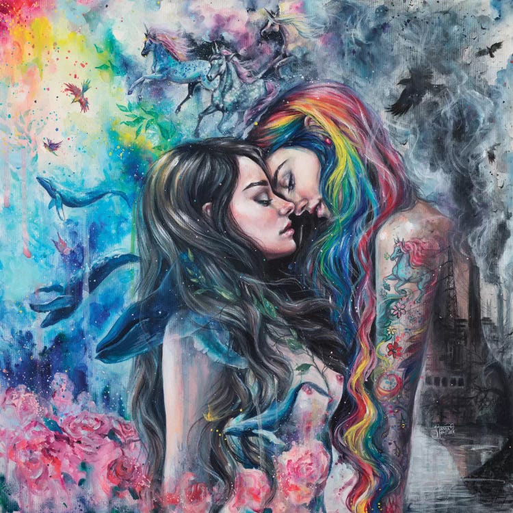 Colorful Me by Tanya Shatseva wall art