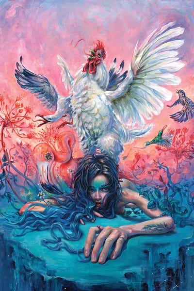 Symphony #4 AM by Tanya Shatseva metal wall art