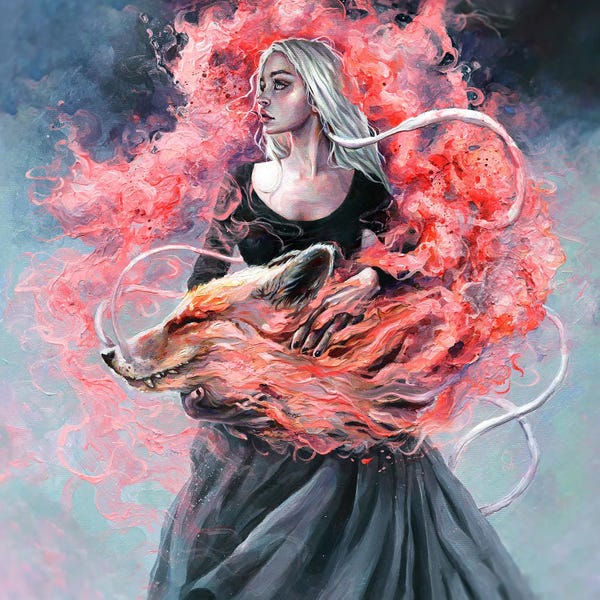 Pop Surrealism & Lowbrow: Dragon Fox by Eva Gamayun