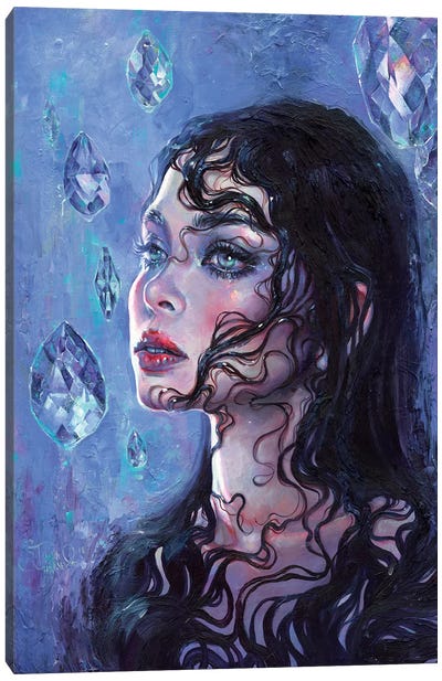 Phantom Rain Canvas Art Print - Eva Gamayun