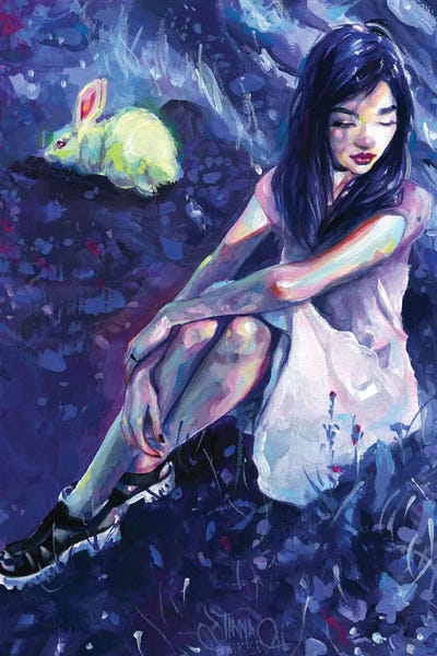 Alice by Tanya Shatseva metal wall art