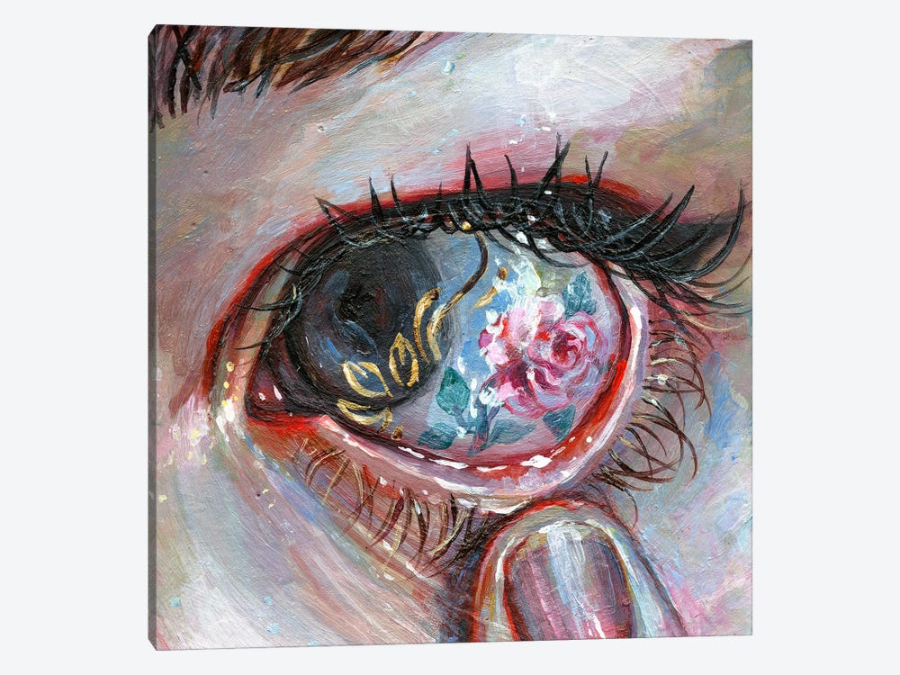 Beauty In The Eye by Eva Gamayun 1-piece Canvas Art Print