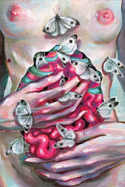 Butterflies Effect by Tanya Shatseva metal wall art