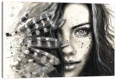 Freckly Canvas Art Print - Tanya Shatseva