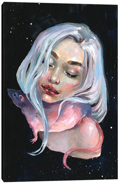 Lunar Tail Canvas Art Print - Tanya Shatseva