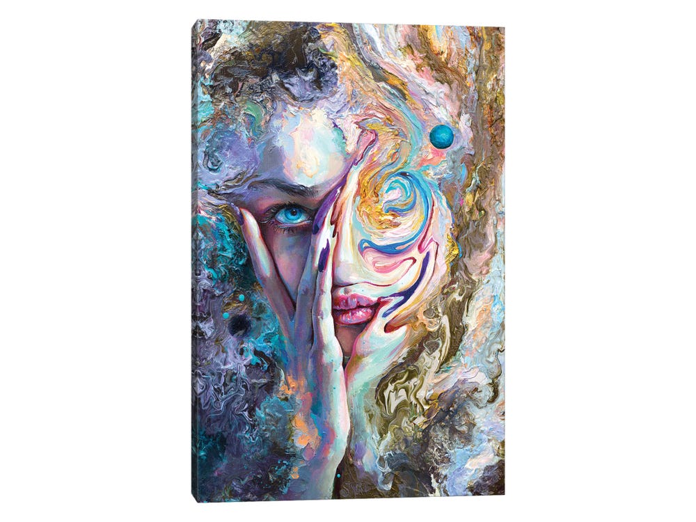 Swirling Sensation Canvas Wall Art by Eva Gamayun