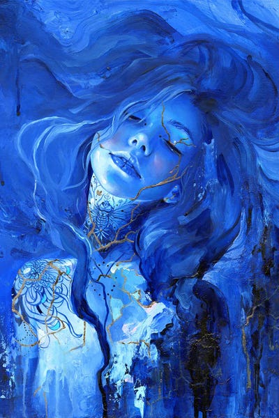 Blue: Kintsugi by Eva Gamayun