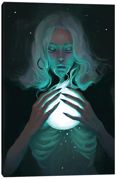 Sinister Star Canvas Art Print - Illuminated Dreamscapes