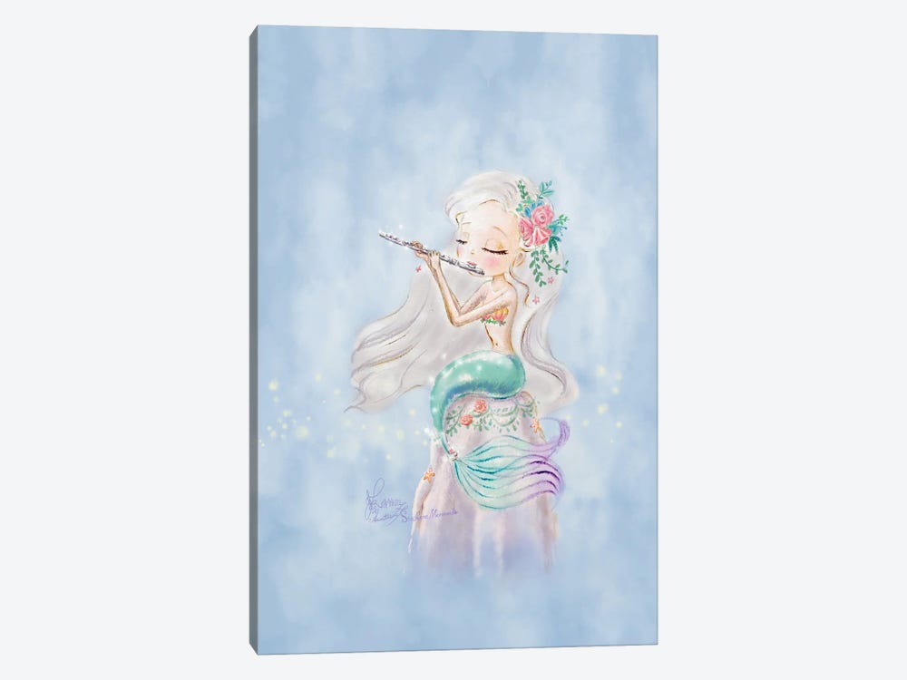 Ste-Anne Mermaid Flutist by Anastasia Tsai 1-piece Canvas Art Print