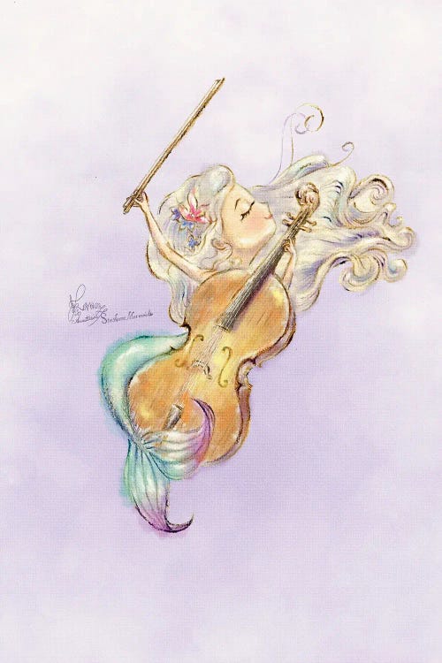 Ste-Anne Mermaid Cellist by Anastasia Tsai wall art