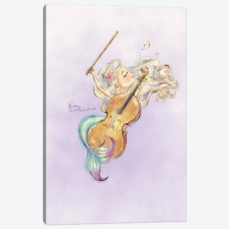 Ste-Anne Mermaid Cellist Canvas Print #TSI15} by Anastasia Tsai Canvas Art Print