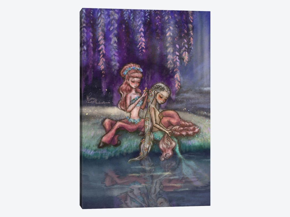 Ste-Anne Mermaid Centaur Friend by Anastasia Tsai 1-piece Canvas Art