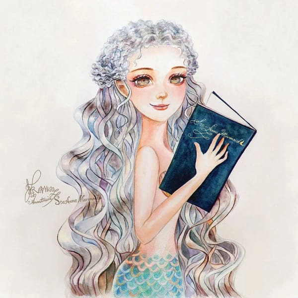 Books: Ste-Anne Mermaid Portrait by Anastasia Tsai
