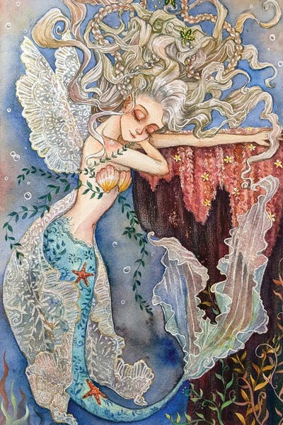 Mermaids: Ste-Anne Mermaid Lace Wings by Anastasia Tsai