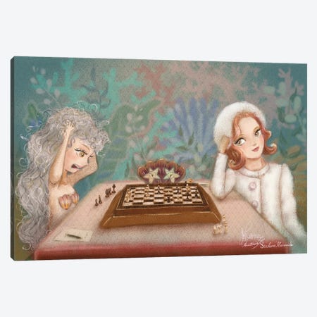 Ste-Anne Mermaid The Queen's Gambit Canvas Print #TSI30} by Anastasia Tsai Canvas Art
