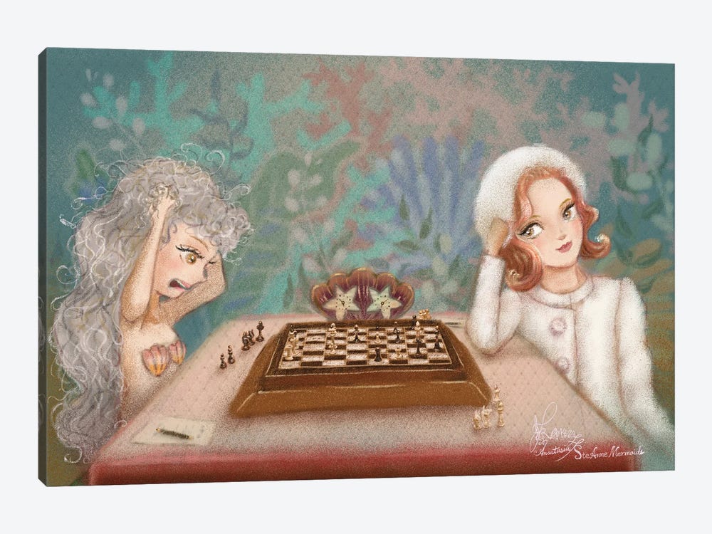 Ste-Anne Mermaid The Queen's Gambit by Anastasia Tsai 1-piece Art Print