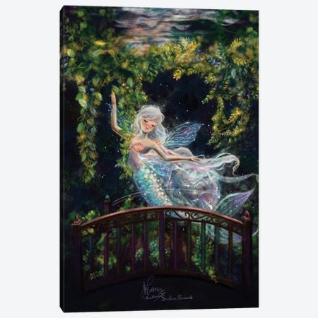 Ste-Anne Mermaid Merfairy Canvas Print #TSI35} by Anastasia Tsai Canvas Print
