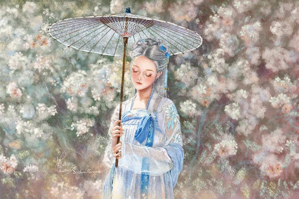 Mermaids: Ste-Anne Mermaid With The Umbrella by Anastasia Tsai