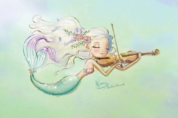 Violins: Ste-Anne Mermaid Violist by Anastasia Tsai