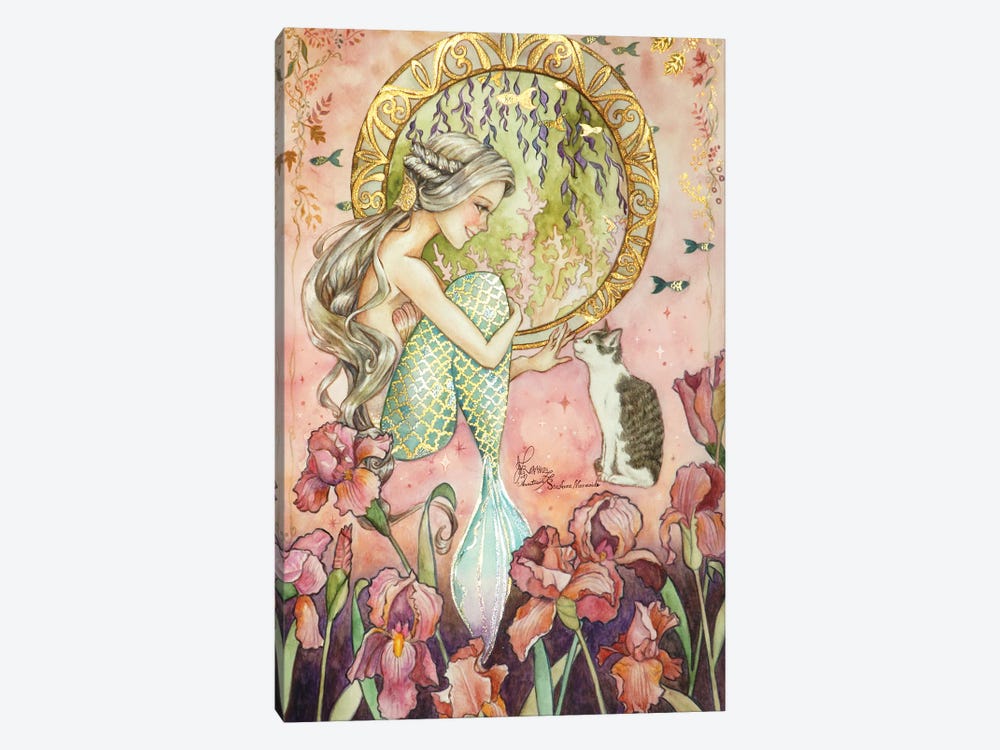 Ste-Anne Mermaid Art Nouveau III by Anastasia Tsai 1-piece Canvas Art