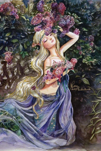 Ste-Anne Mermaid The Spring by Anastasia Tsai art print