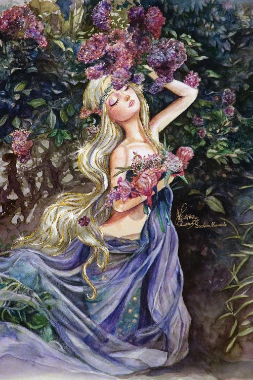 Ste-Anne Mermaid The Spring by Anastasia Tsai wall art