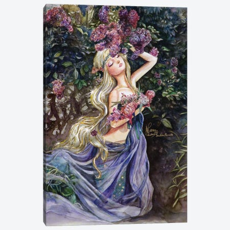Ste-Anne Mermaid The Spring Canvas Print #TSI42} by Anastasia Tsai Art Print