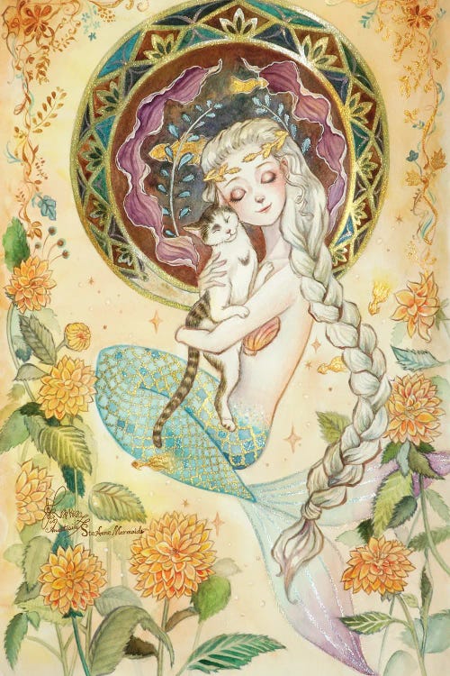 Ste-Anne Mermaid Art Nouveau II