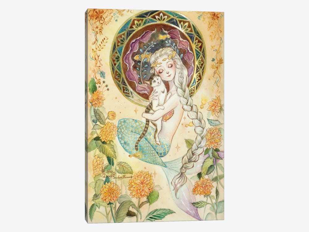 Ste-Anne Mermaid Art Nouveau II by Anastasia Tsai 1-piece Art Print