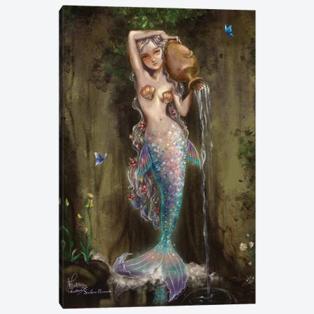 Ste-Anne Mermaid La Source Canvas Print #TSI44} by Anastasia Tsai Canvas Artwork