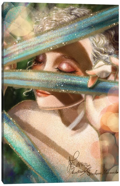Ste-Anne Mermaid Sunshine Canvas Art Print - Anastasia Tsai