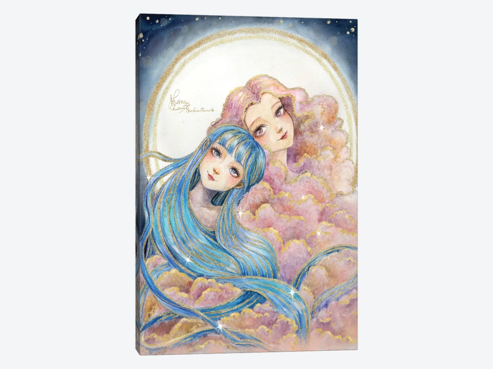 Ste-Anne Mermaid The Lovers by Anastasia Tsai 1-piece Canvas Art