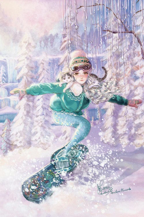 St-Anne Mermaid Snowboarding