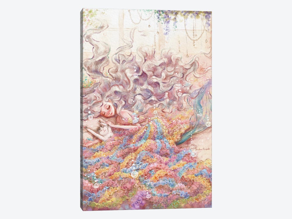 Ste-Anne Mermaid Dreamy Spring by Anastasia Tsai 1-piece Canvas Print