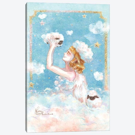 St-Anne Mermaid The Heavenly Cloud Fairy Canvas Print #TSI74} by Anastasia Tsai Art Print