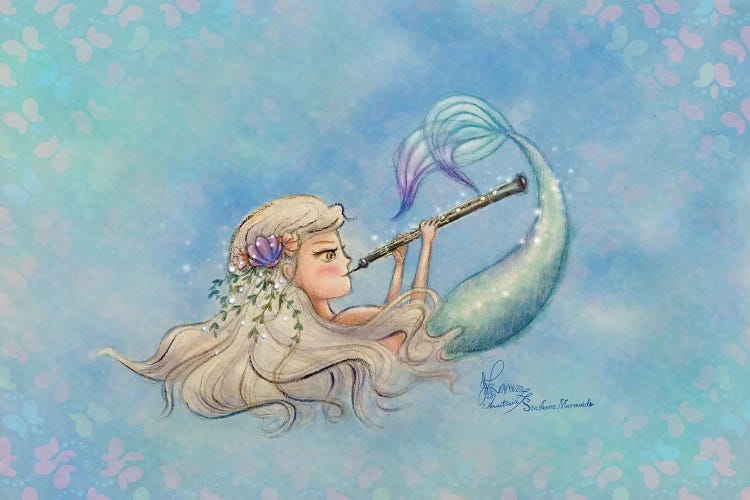 Ste-Anne Mermaid Oboist by Anastasia Tsai wall art